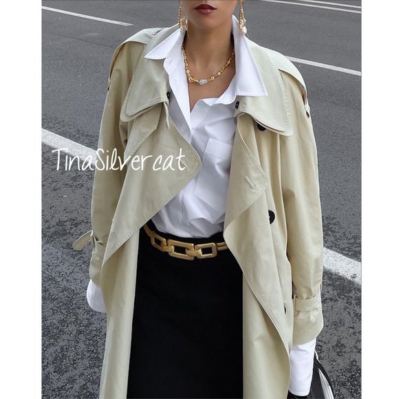 BLOGGER'S FAVE! Zara Gold Metal Belt NWT - Picture 8 of 17